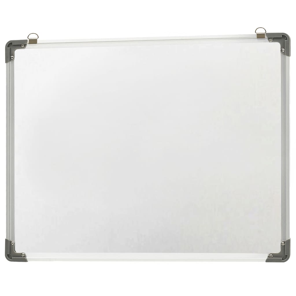 Whiteboard magnetisch 90x60 cm staal wit