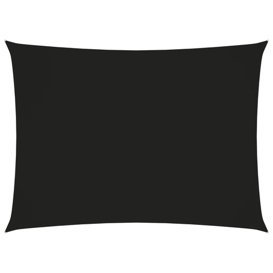 Zonnescherm rechthoekig 2,5x4 m oxford stof zwart