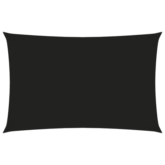 Zonnescherm rechthoekig 3x6 m oxford stof zwart