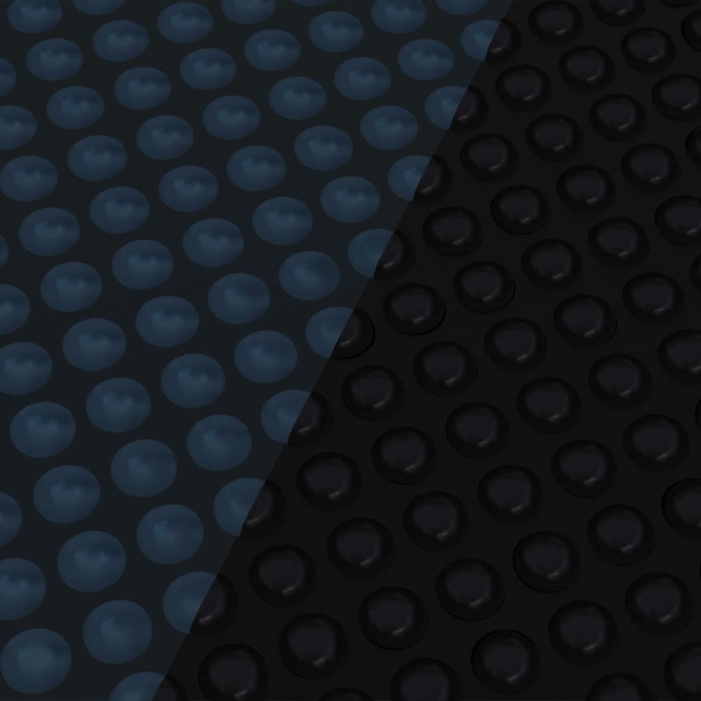 Zwembadfolie solar drijvend 549 cm PE zwart en blauw