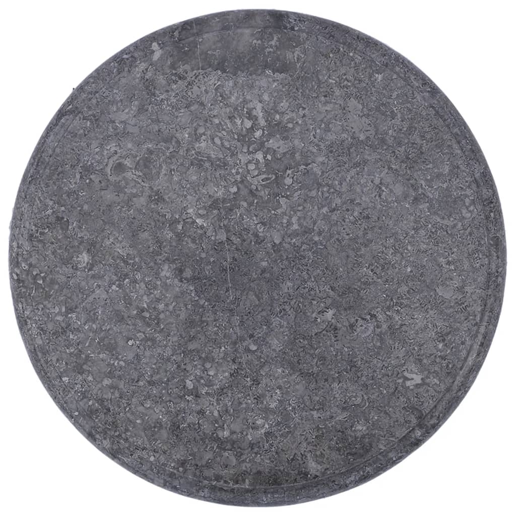 Tafelblad Ø40x2,5 cm marmer grijs