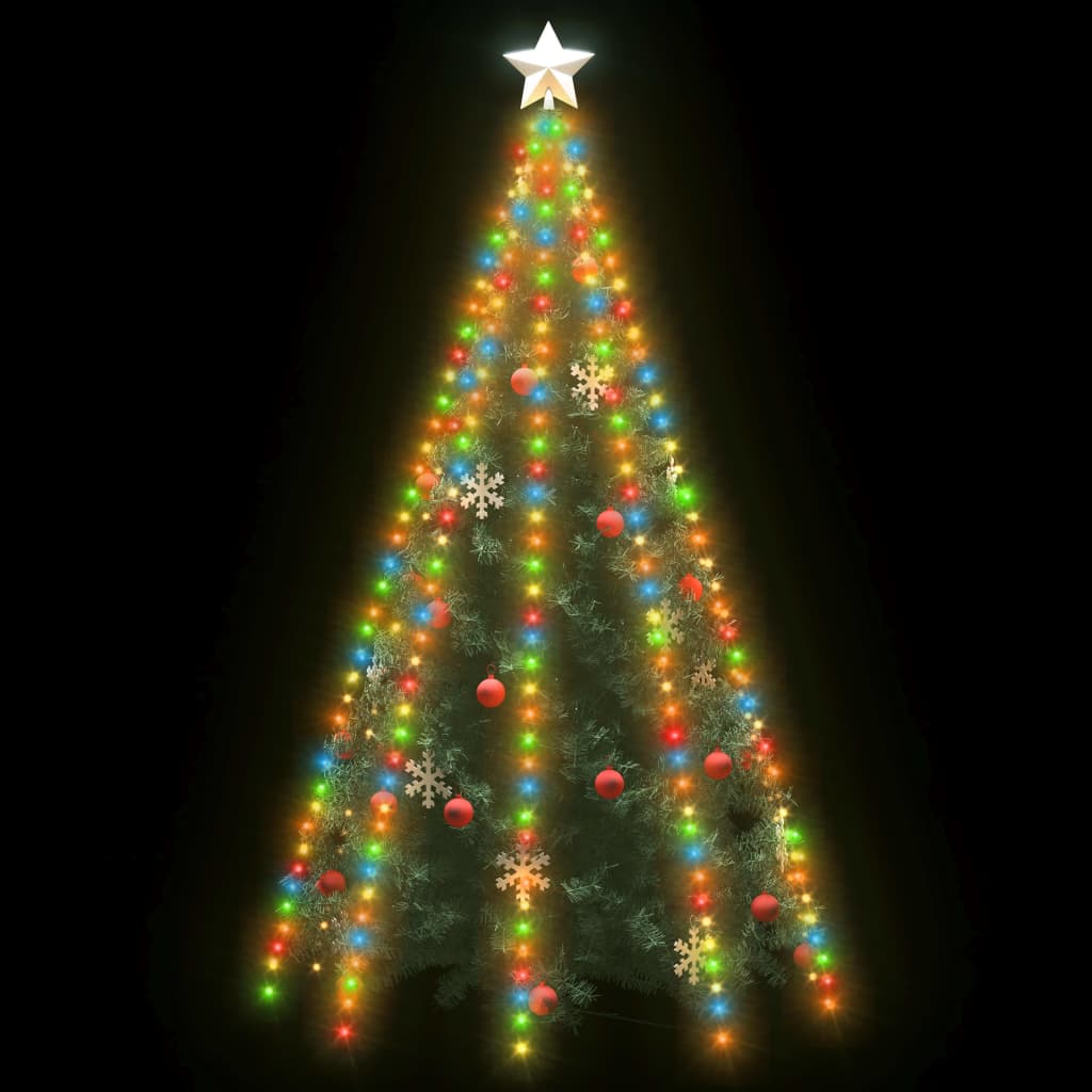 Kerstboomverlichting met 400 LED's meerkleurig net 400 cm
