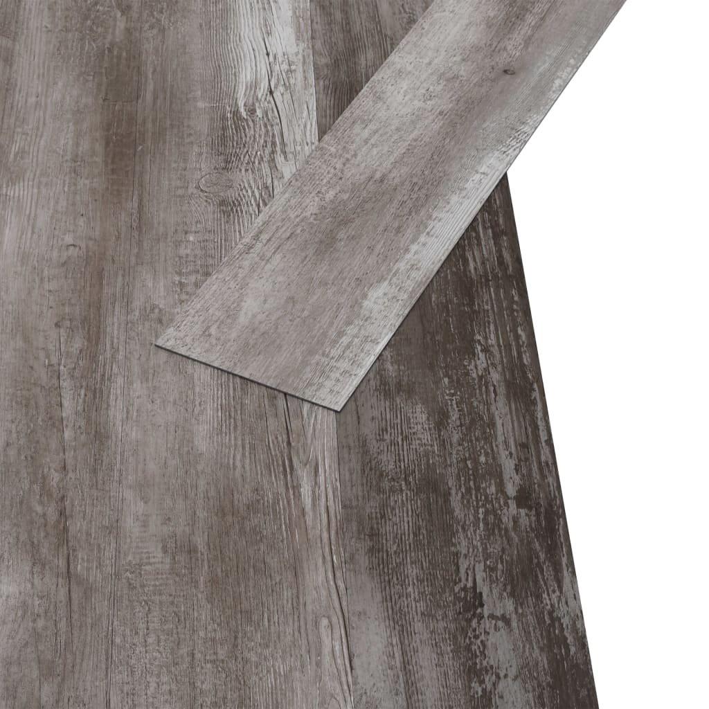 Vloerplanken zelfklevend 5,21 m² 2 mm PVC mat houtbruin