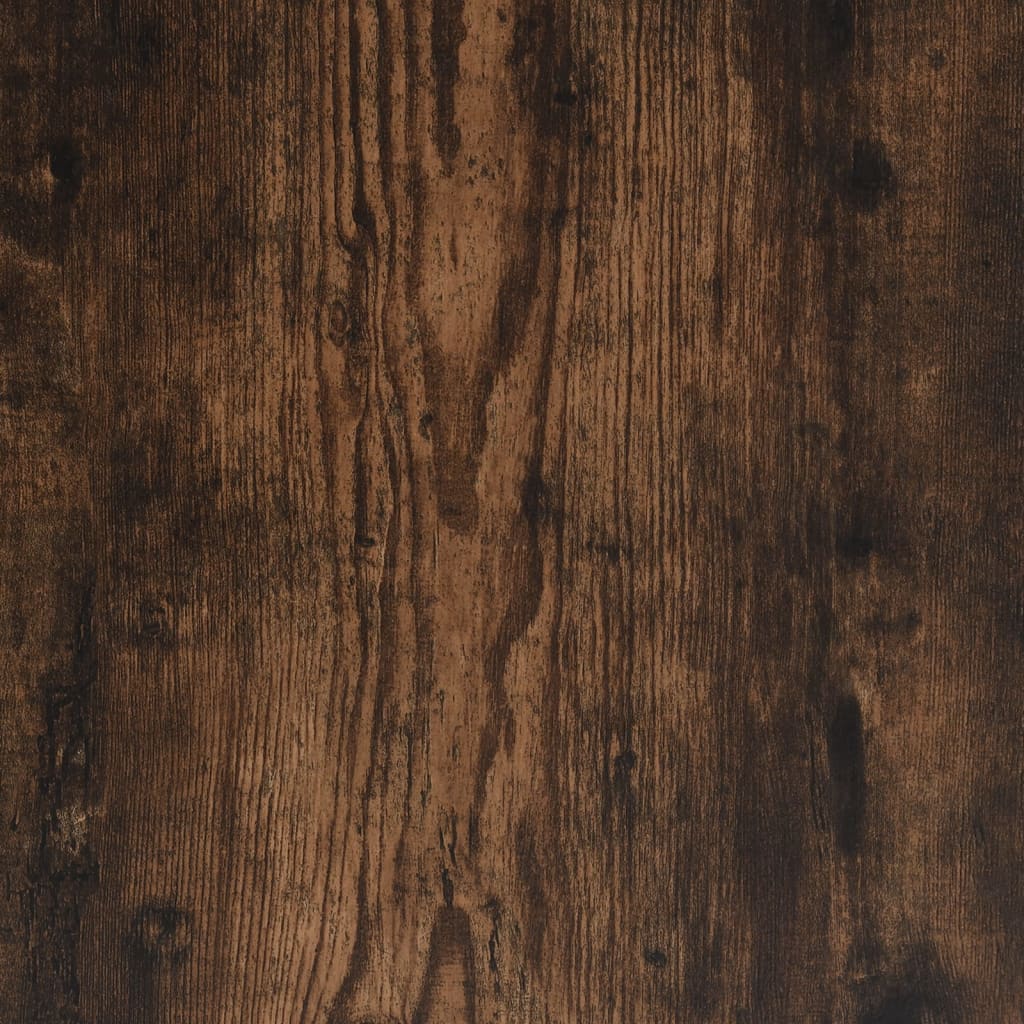 Kledingkast 80x52x180 cm bewerkt hout gerookt eikenkleurig