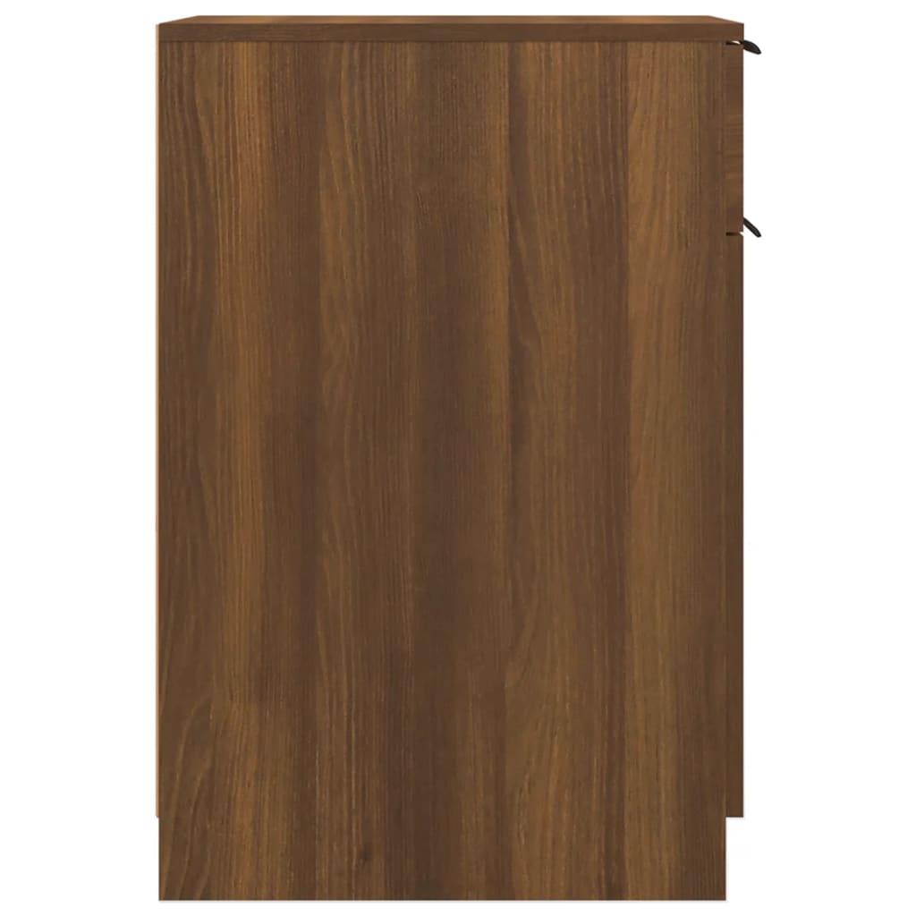 Bureaukast 33,5x50x75 cm bewerkt hout bruineikenkleurig