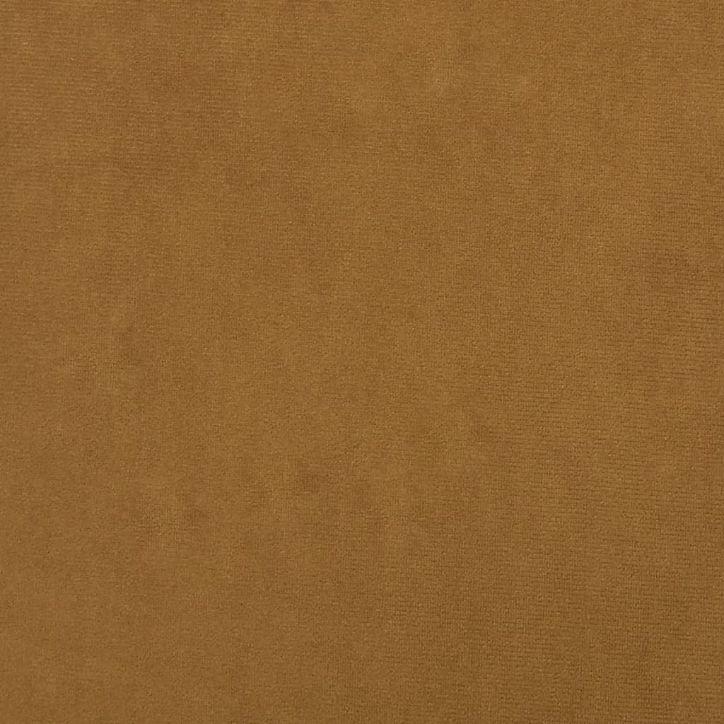 Kantoorstoel draaibaar fluweel bruin