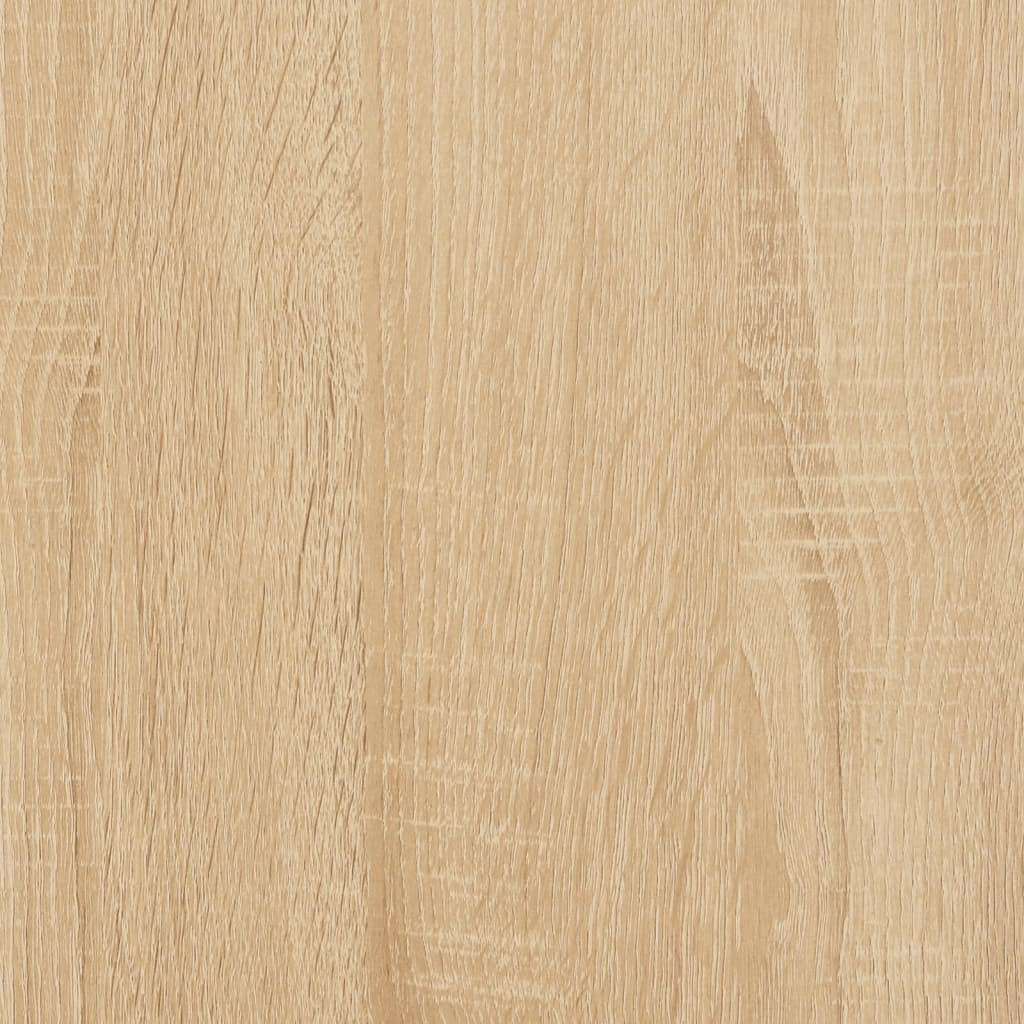 Wandtafel 100x22,5x75 cm bewerkt hout sonoma eikenkleurig