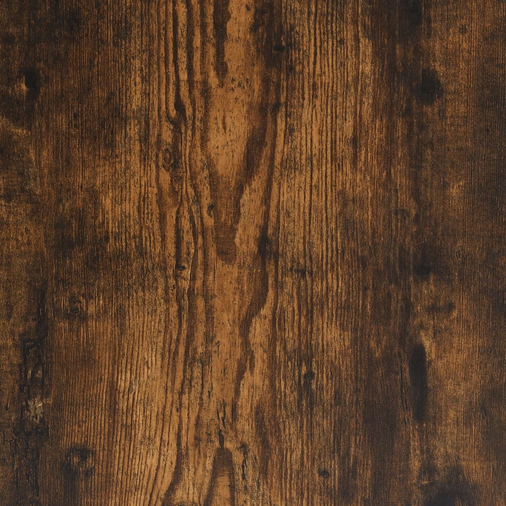 Wandtafel 75x19,5x75 cm bewerkt hout gerookt eikenkleurig