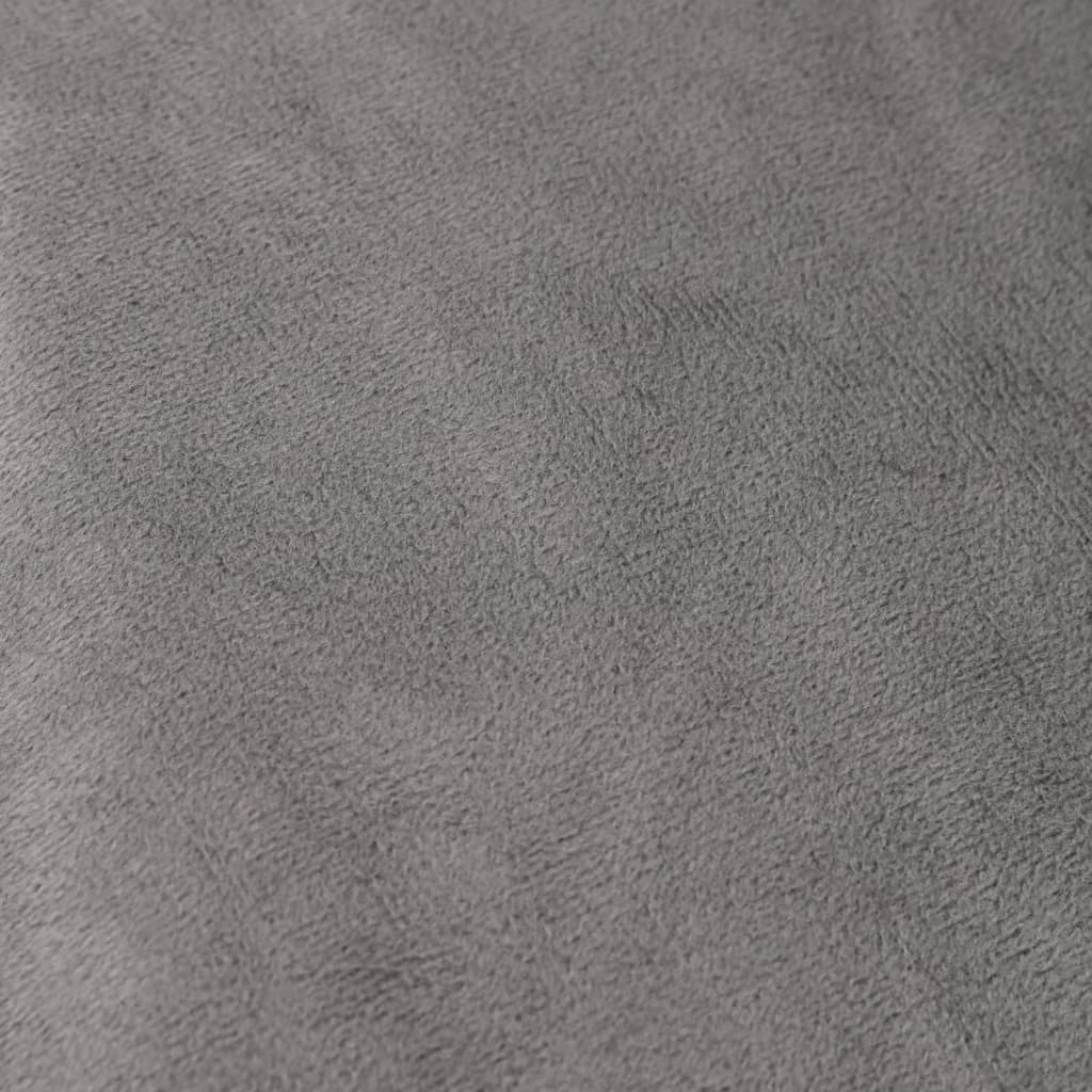 Verzwaringsdeken met hoes 120x180 cm 9 kg stof grijs