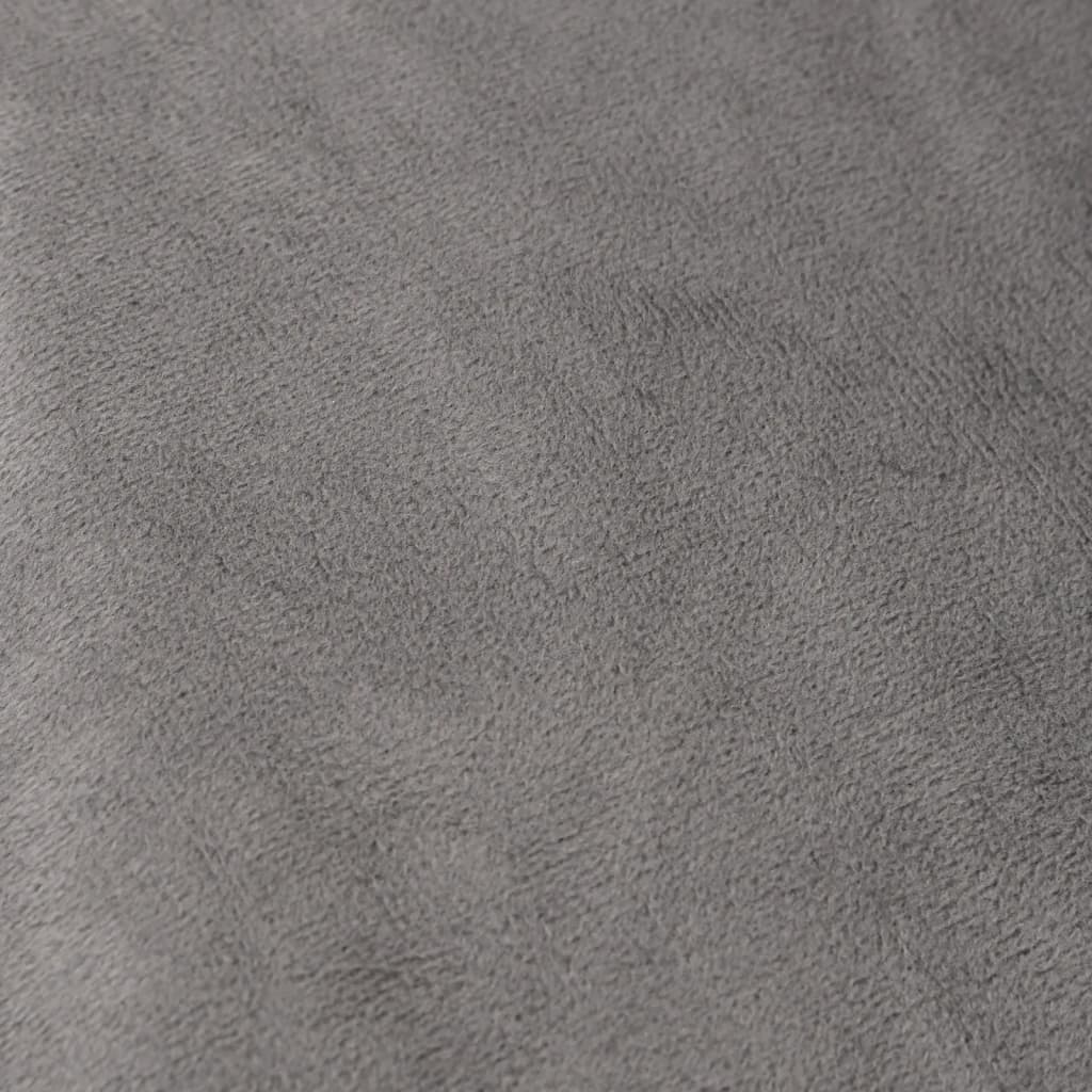 Verzwaringsdeken met hoes 138x200 cm 6 kg stof grijs