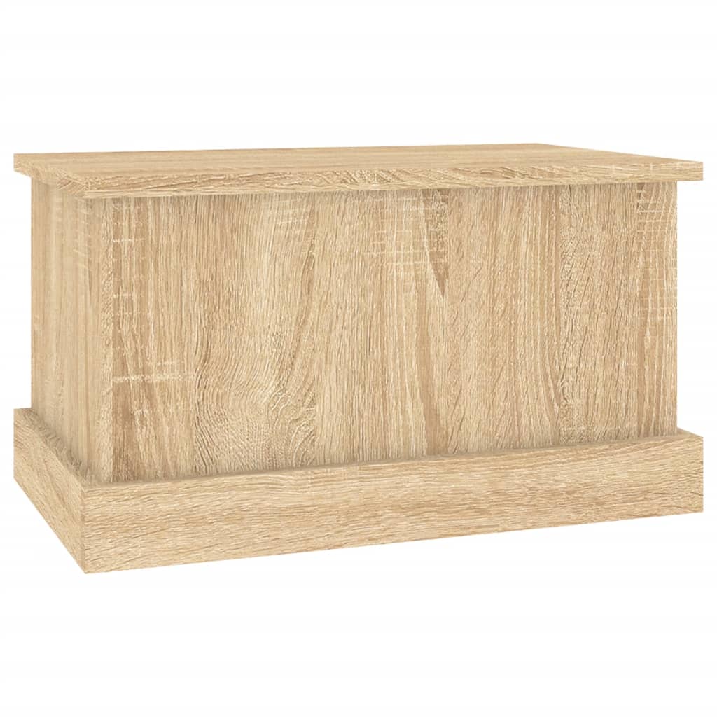 Opbergbox 50x30x28 cm bewerkt hout sonoma eikenkleurig