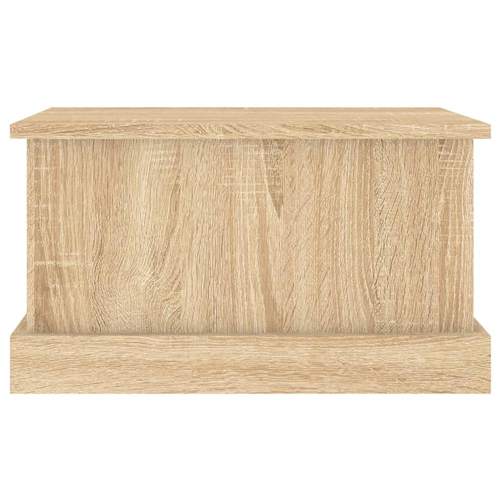 Opbergbox 50x30x28 cm bewerkt hout sonoma eikenkleurig