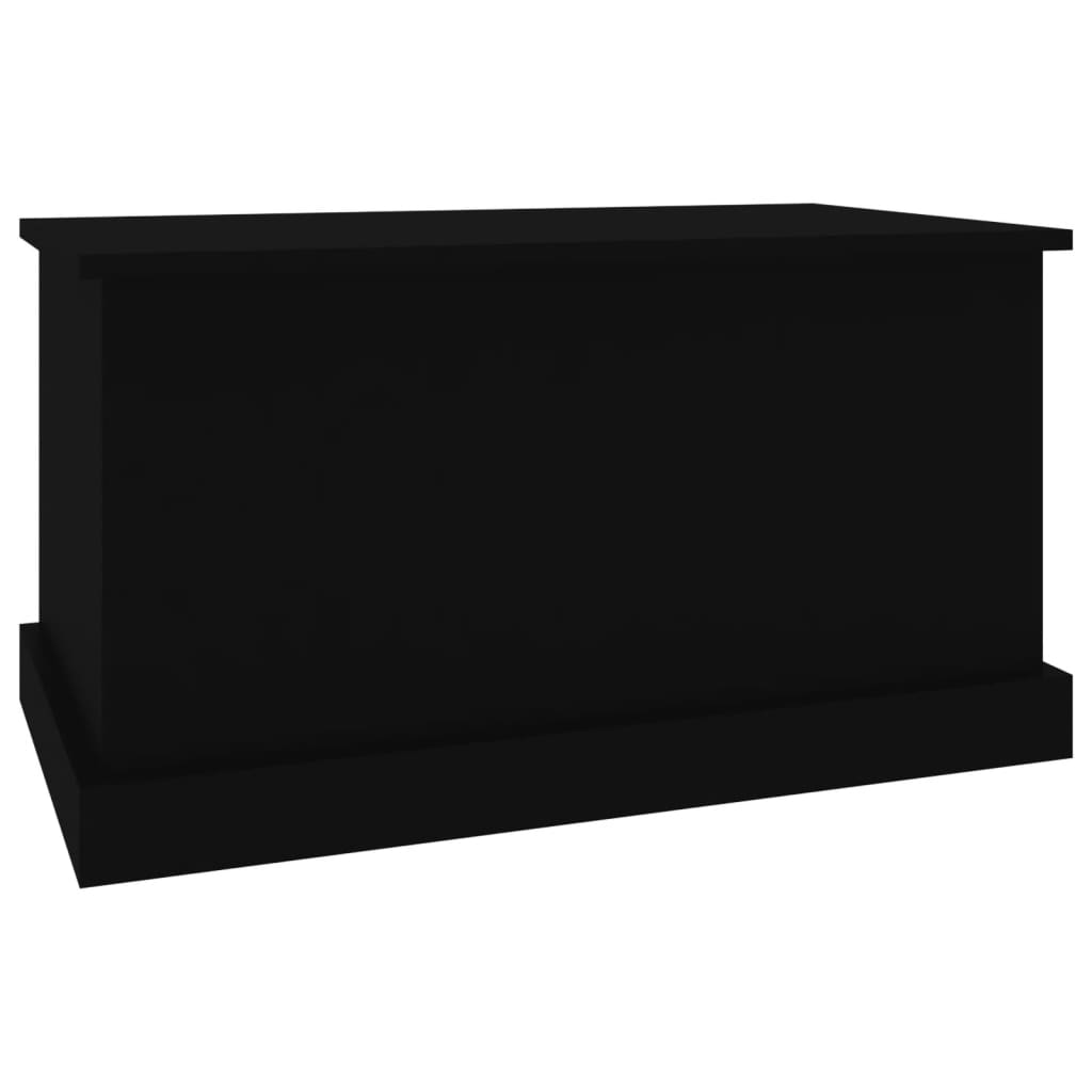 Opbergbox 70x40x38 cm bewerkt hout zwart