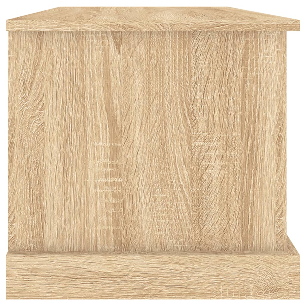 Opbergbox 70x40x38 cm bewerkt hout sonoma eikenkleurig