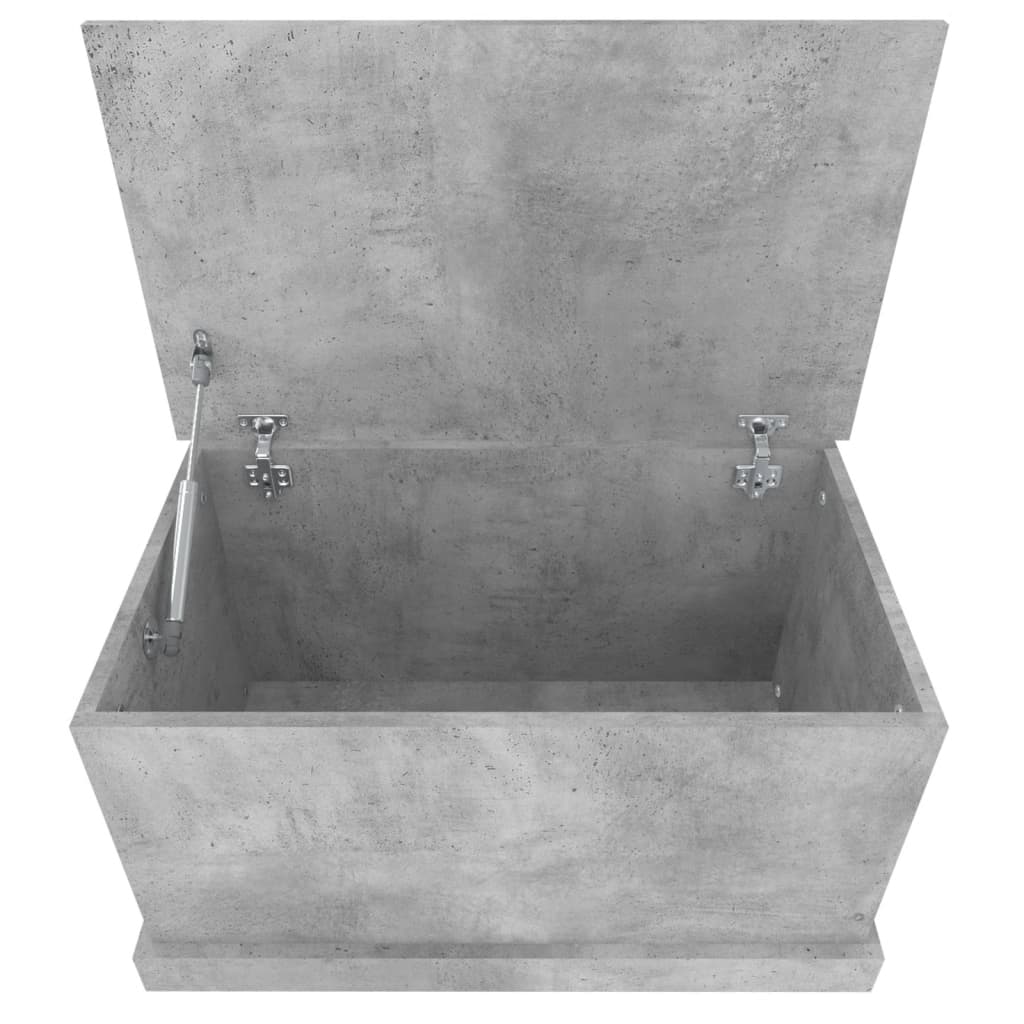 Opbergbox 70x40x38 cm bewerkt hout betongrijs