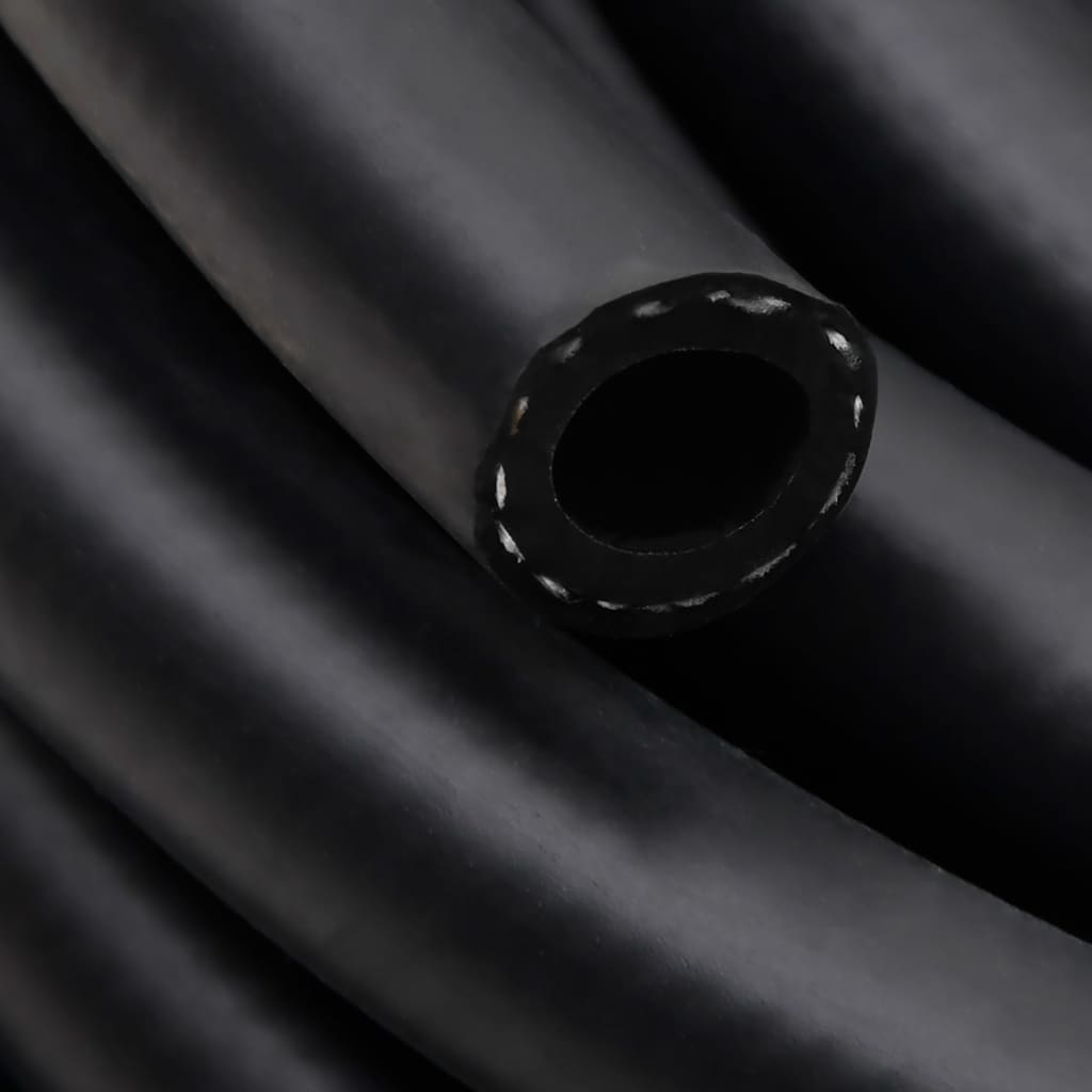 Luchtslang hybride 0,6'' 10 m rubber en PVC zwart