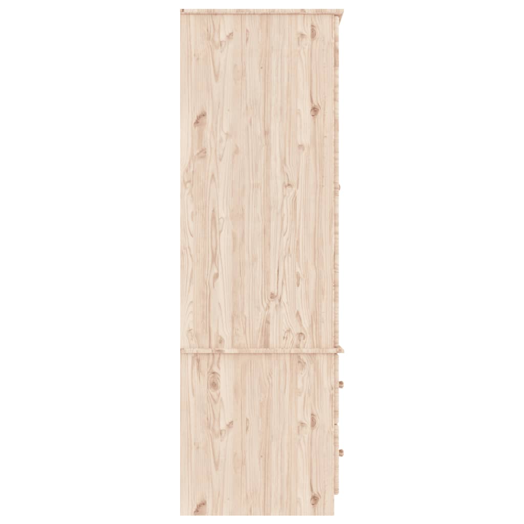 Kledingkast ALTA 90x55x170 cm massief grenenhout
