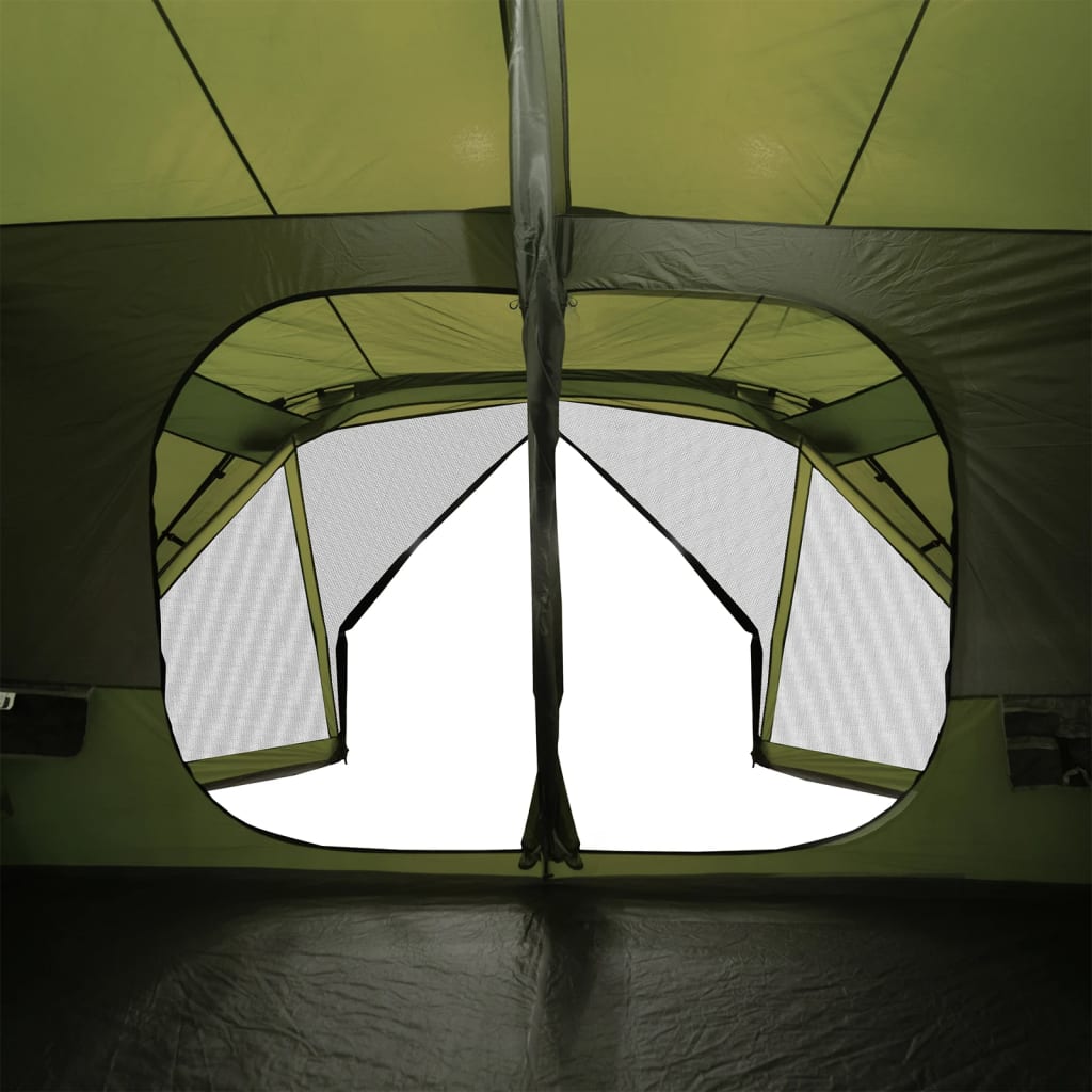 Tent 10-persoons waterdicht groen