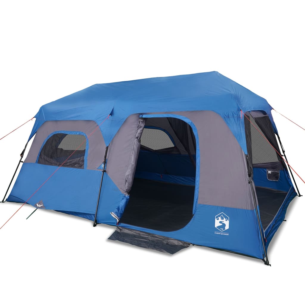 Tent 9-persoons waterdicht blauw