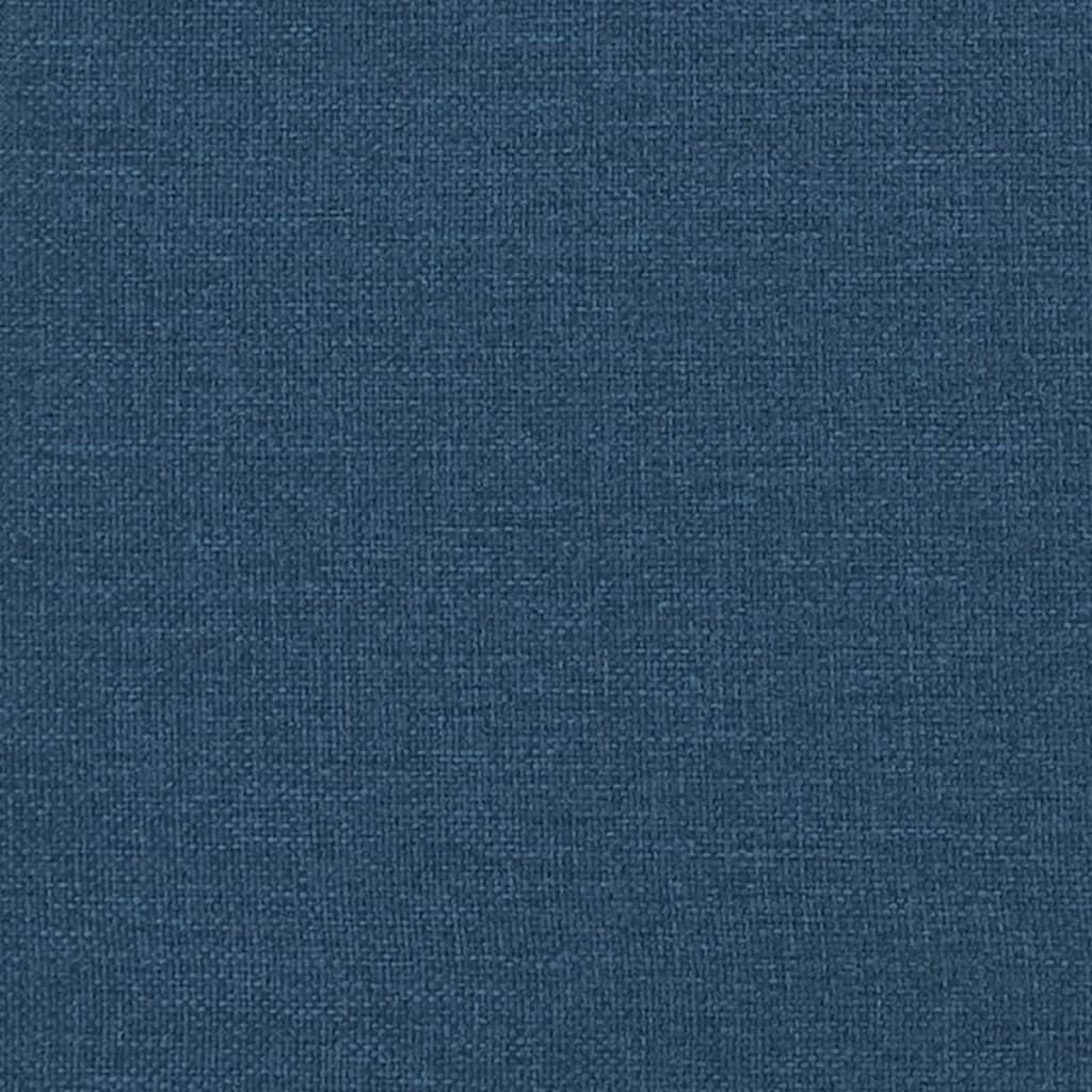 Driezitsbank stof blauw