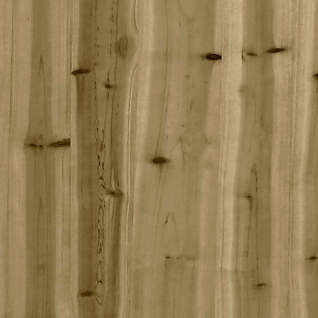 Tuinhoekbank met kussens 73x73x78 cm geïmpregneerd grenenhout