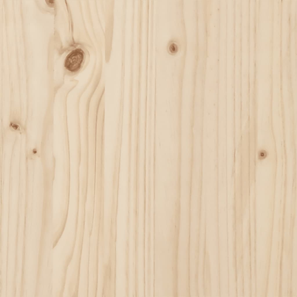 Trendy oppottafel met schap 82,5x35x75 cm massief grenenhout