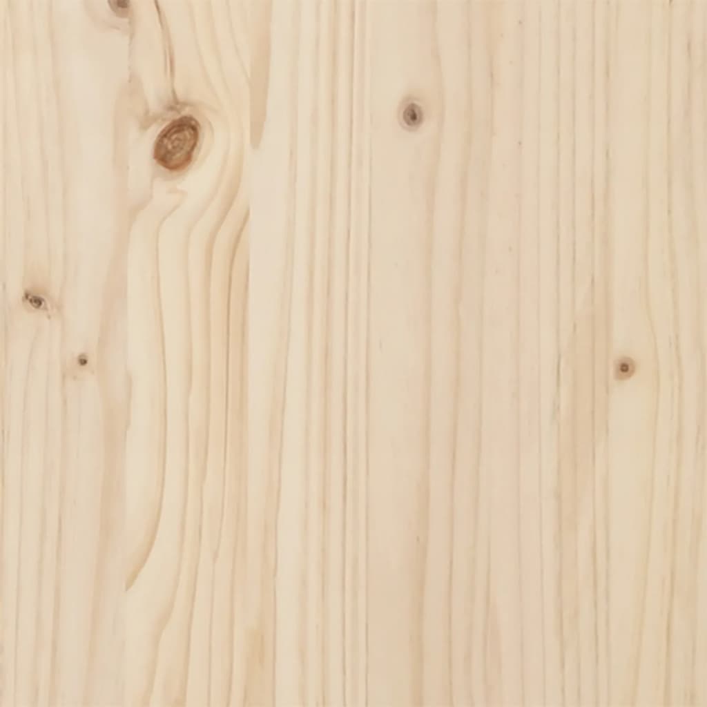 Trendy oppottafel met schap 82,5x50x75 cm massief grenenhout