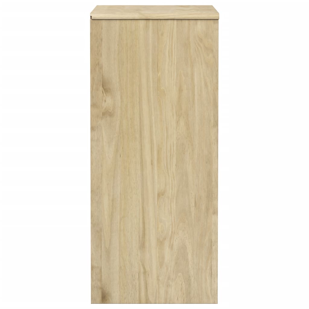 Ladekast SAUDA 76,5x39x91 cm massief grenenhout eikenkleurig