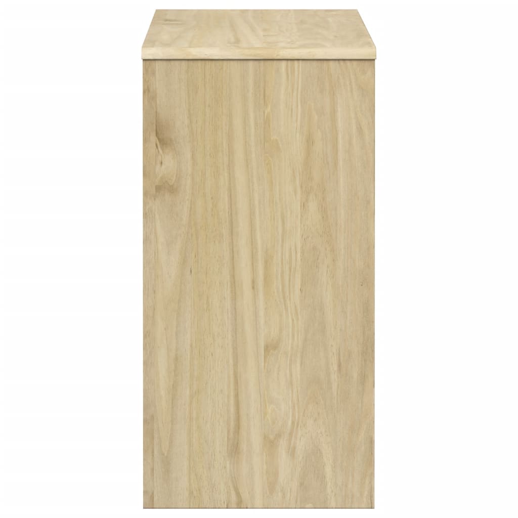 Wandtafel SAUDA 89,5x36,5x73 cm massief grenenhout eikenkleurig