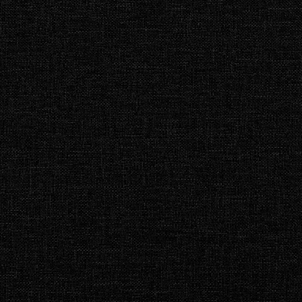 Voetenbank 77x55x31 cm stof zwart