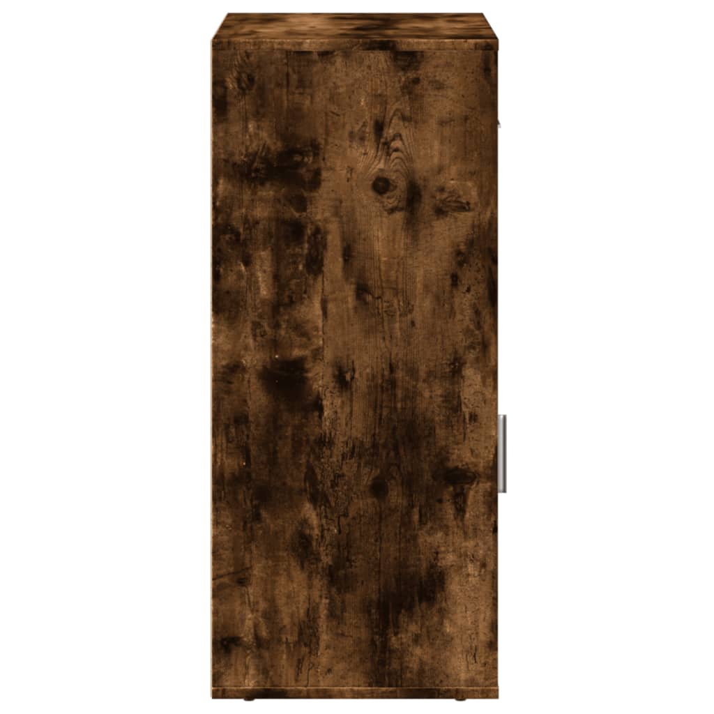 Opbergkast 56,5x39x90 cm bewerkt hout gerookt eikenkleurig
