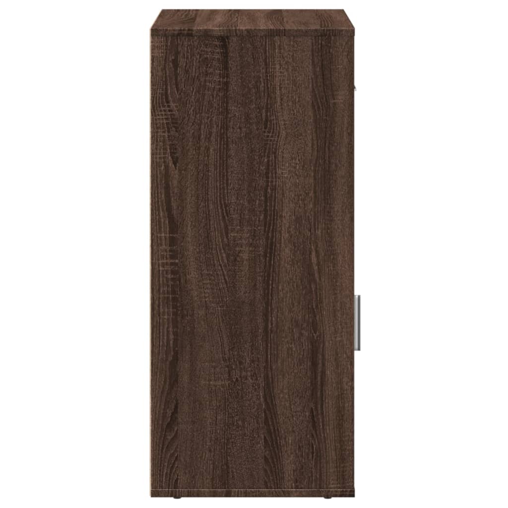 Opbergkast 56,5x39x90 cm bewerkt hout bruin eikenkleurig