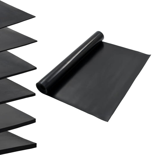 Vloermat anti-slip 3 mm glad 1,2x5 m rubber