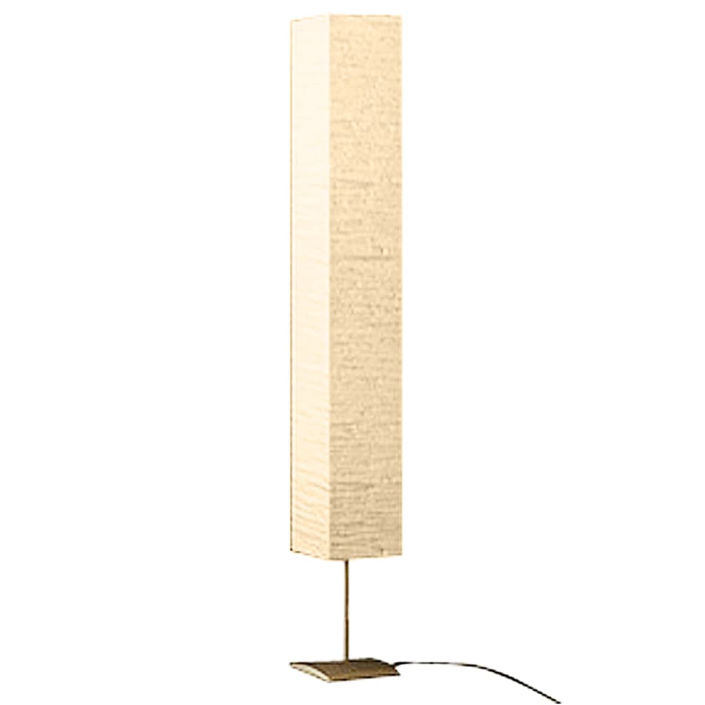 Vloerlamp met stalen standaard 170 cm beige
