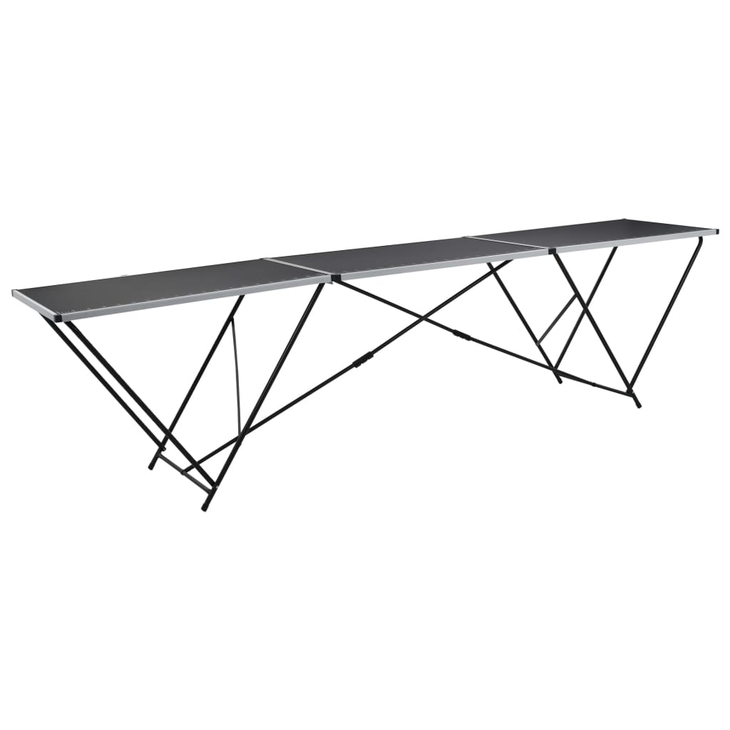 Behangtafel inklapbaar 300x60x78 cm van MDF en aluminium Trendy