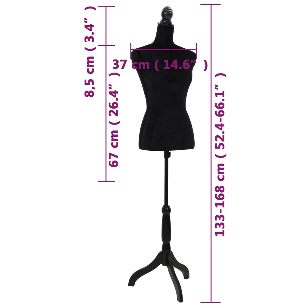 Zwarte vrouwelijke etalagepop torso - een stijlvolle en aantrekkelijke keuze!