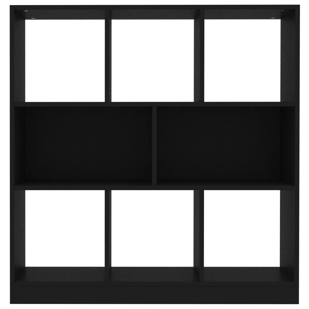 Trendy Boekenkast 97,5x29,5x100 cm bewerkt hout zwart