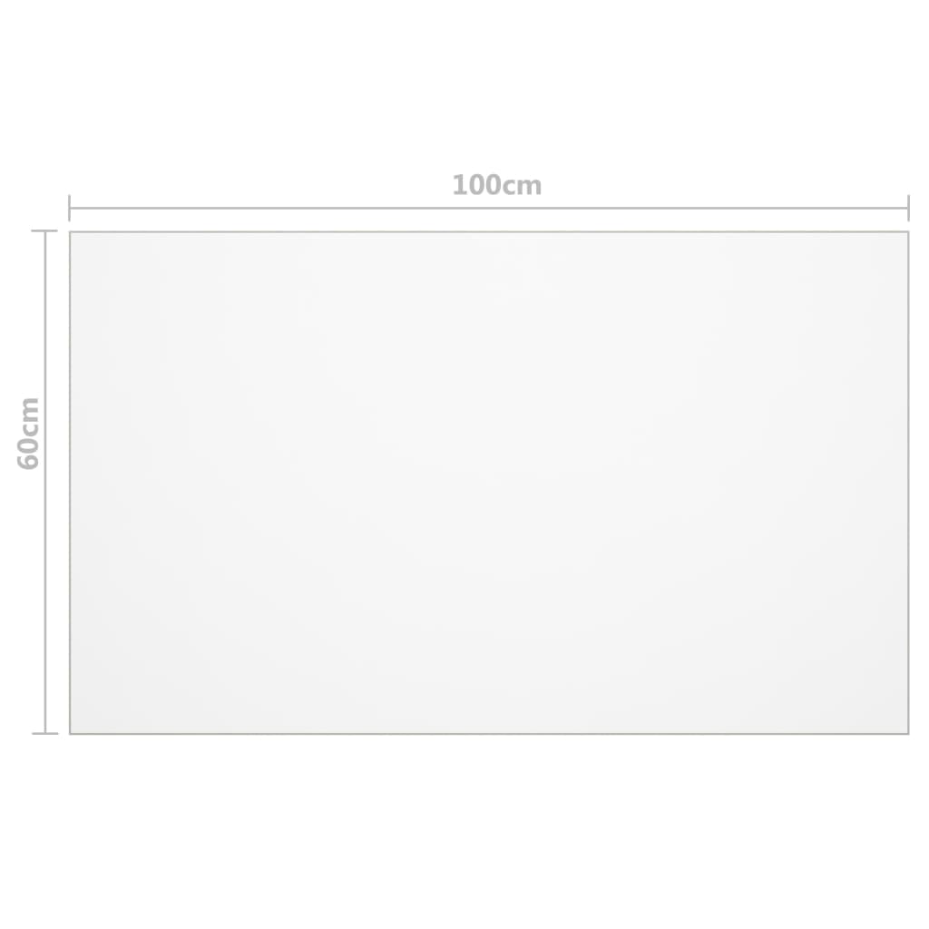 Trendy Tafelbeschermer 100x60 cm 1,6 mm PVC mat
