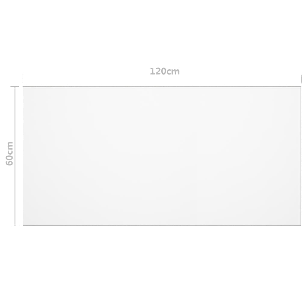 Trendy Tafelbeschermer 120x60 cm 1,6 mm PVC mat