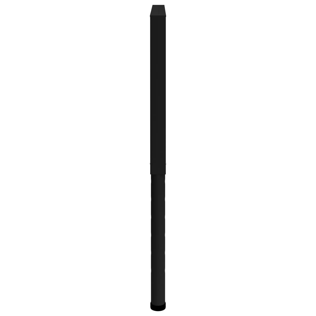 Trendy Werkbankframes verstelbaar 2 st 85x(69-95,5) cm metaal zwart