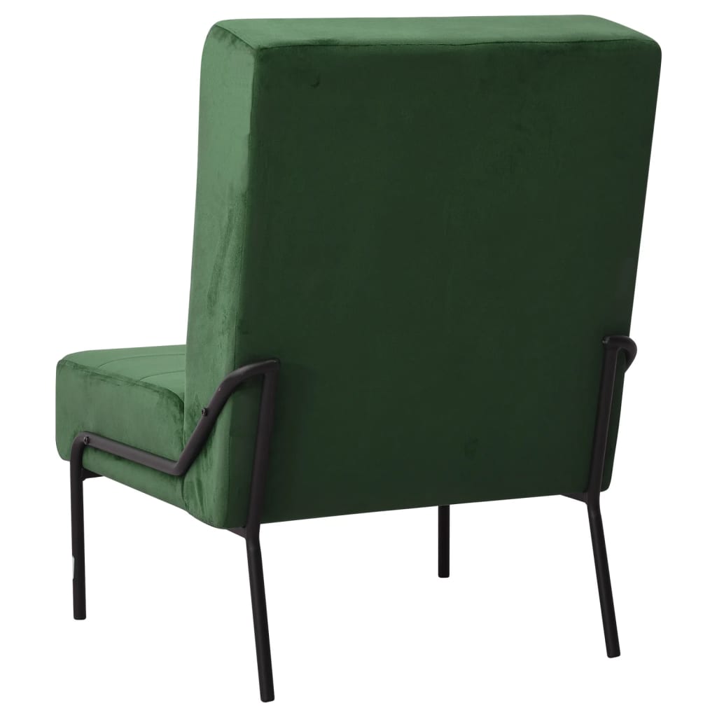 Relaxstoel 65x79x87 cm fluweel donkergroen