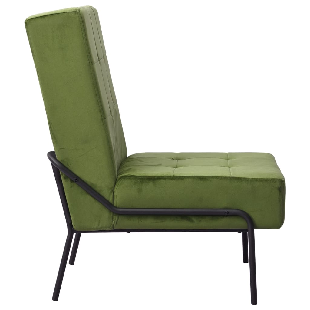 Relaxstoel 65x79x87 cm fluweel lichtgroen