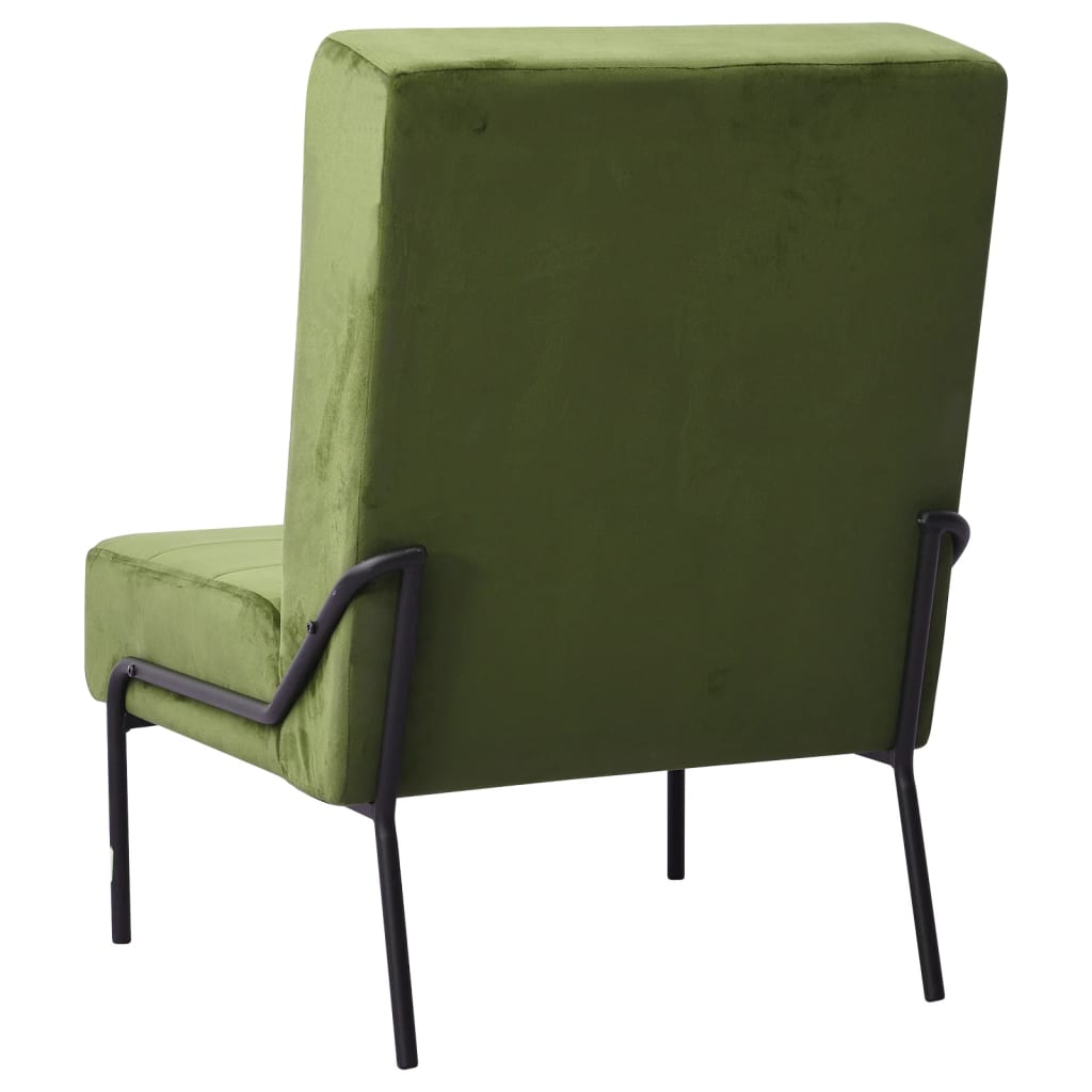 Relaxstoel 65x79x87 cm fluweel lichtgroen