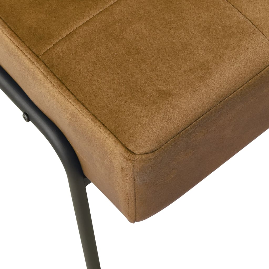 Relaxstoel 65x79x87 cm fluweel bruin