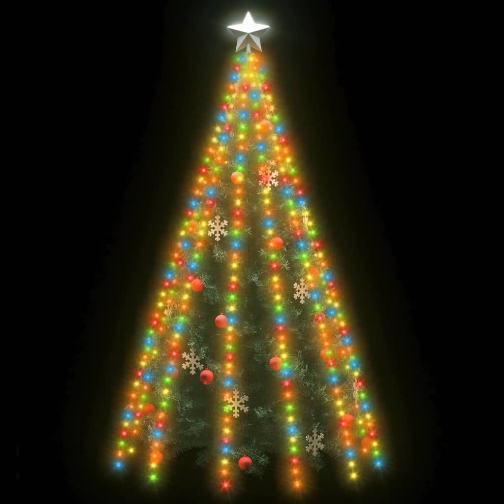 Kerstboomverlichting 500 LED's meerkleurig binnen/buiten 500 cm