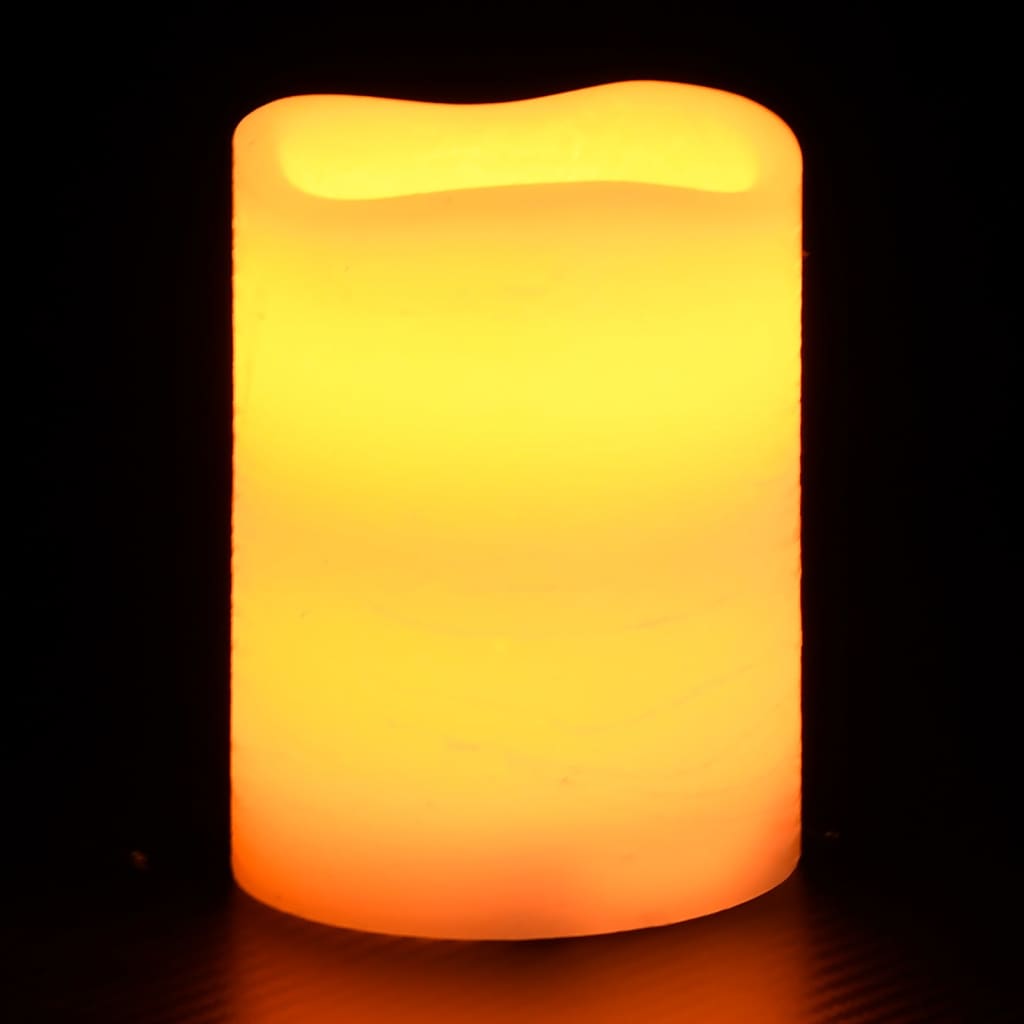 LED-kaarsen 24 st vlamloos met afstandsbediening warmwit