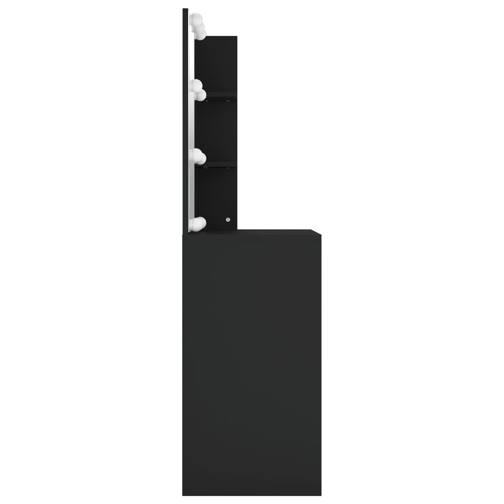Luxe Kaptafel met LED-verlichting - 60x40x140 cm - Elegant Zwart