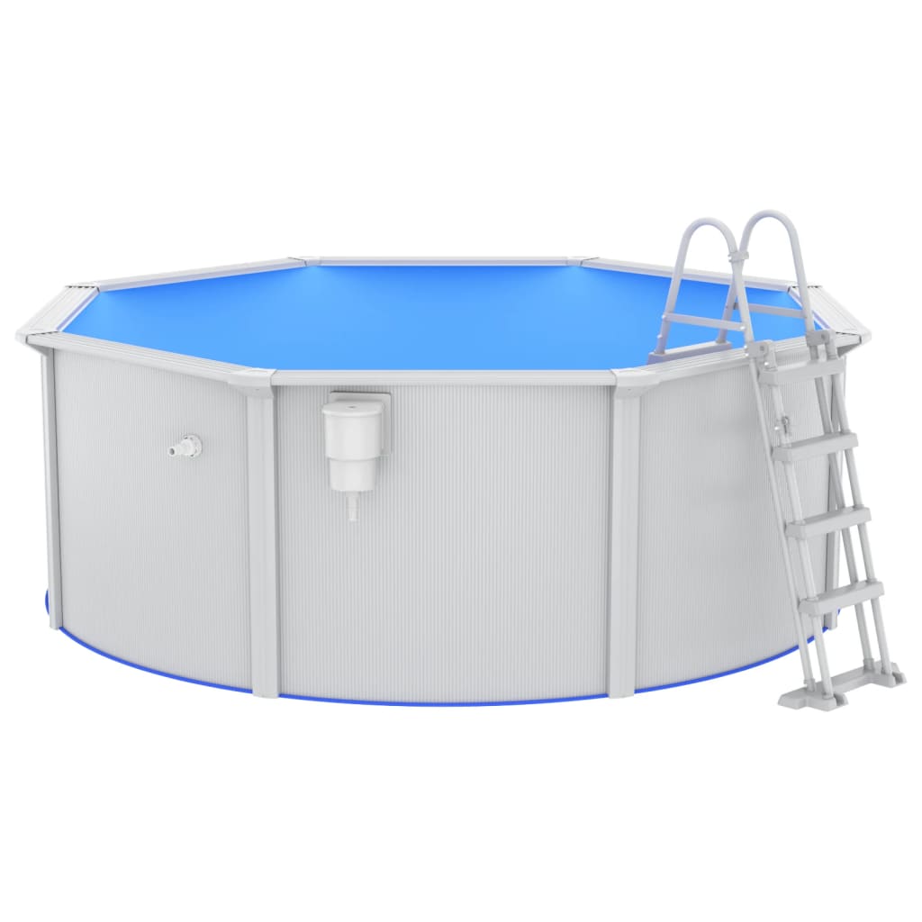 Zwembad met veiligheidsladder 360x120 cm
