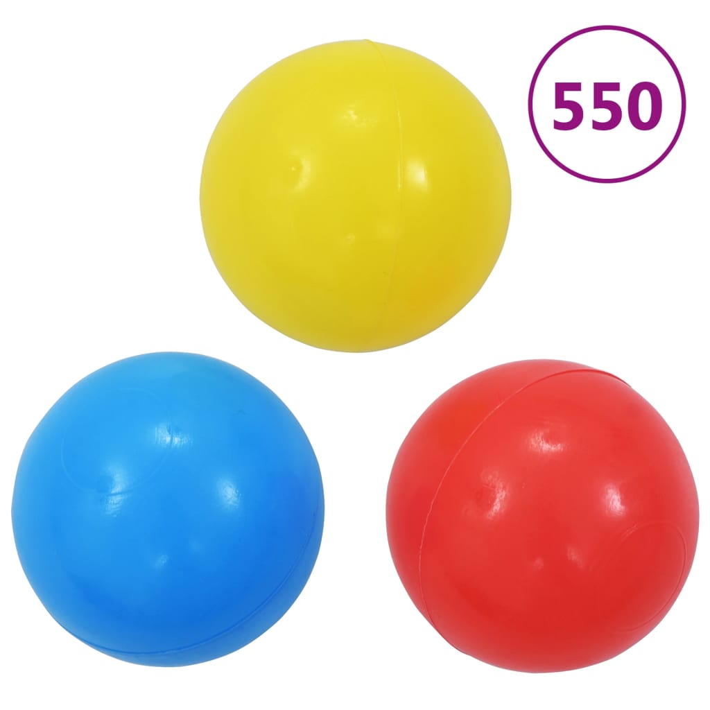 Speeltent met 550 Ballen 123x120x126 cm