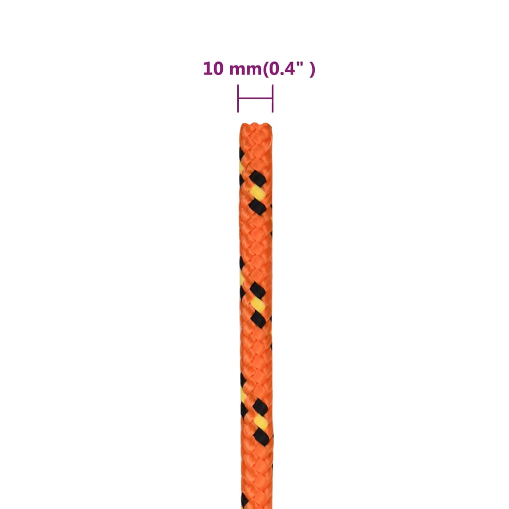 Boottouw 10 mm 250 m polypropyleen oranje